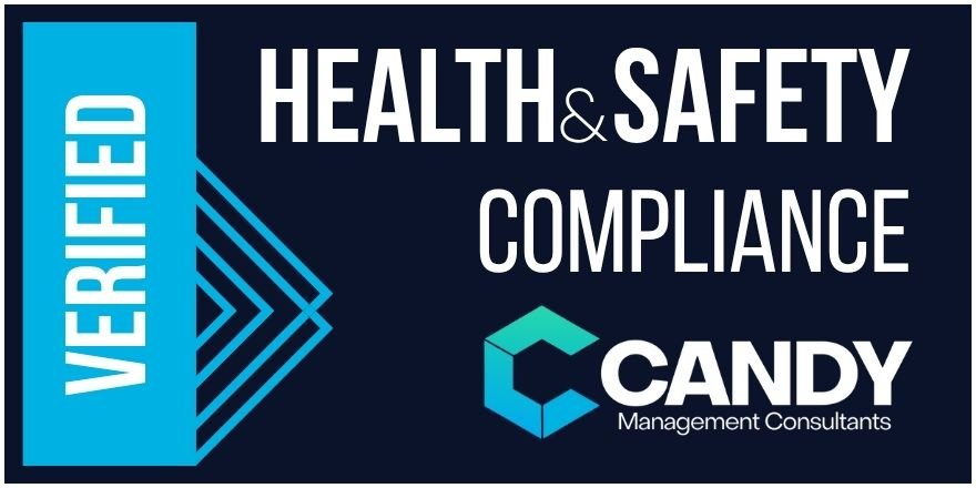 Health and Safety compliance dark badge