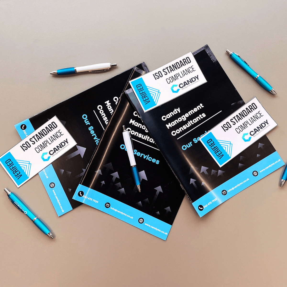 Candy Management Consultants badges